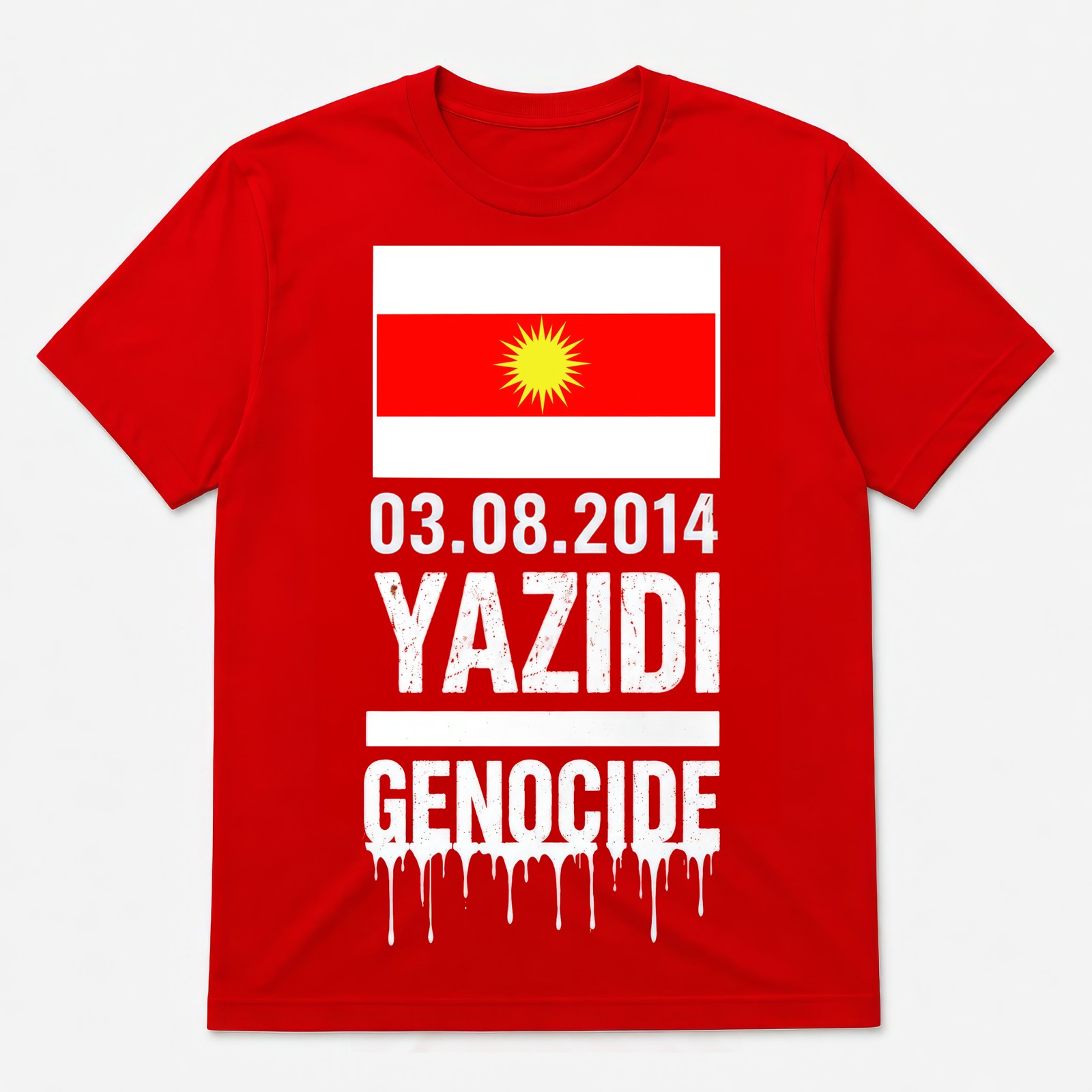 T-Shirt Ezidy Genozid 03.08.2014